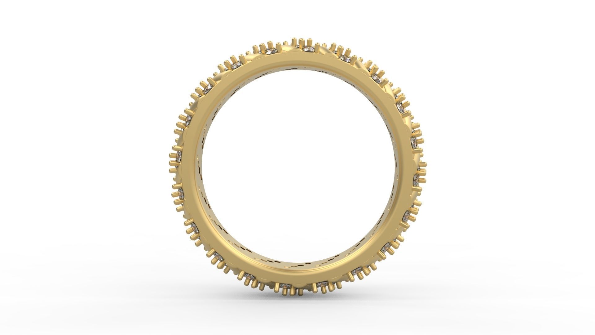 Band Ring 024 3D print model_2