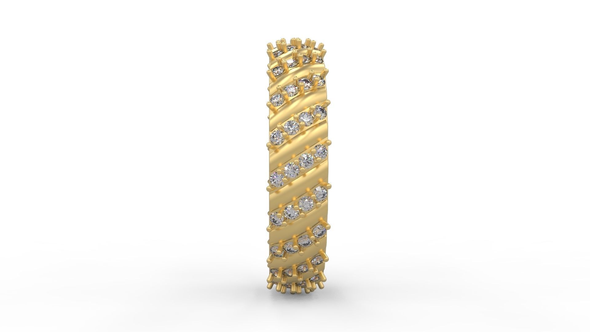 Band Ring 024 3D print model_3