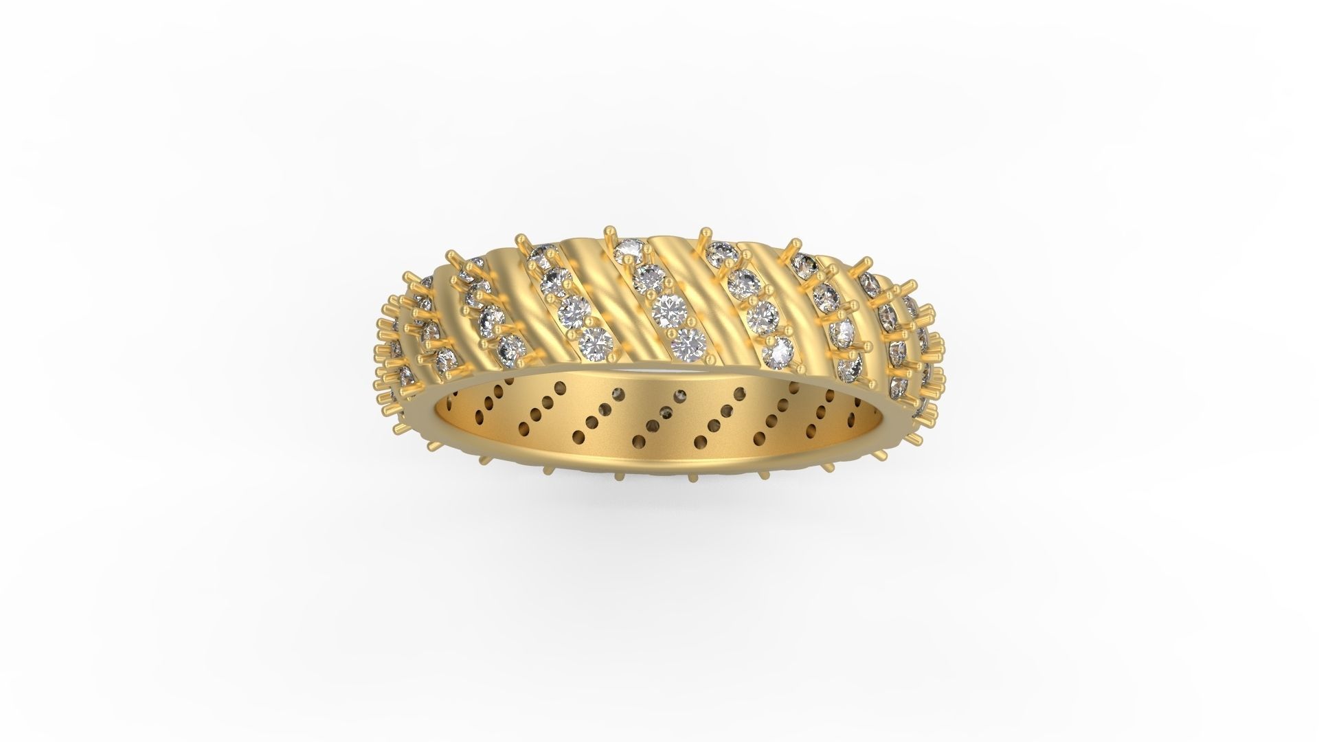 Band Ring 024 3D print model_4