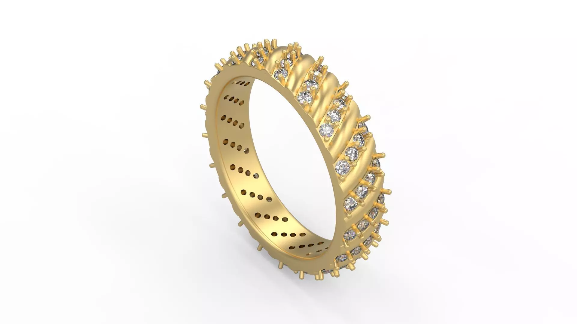 Band Ring 024 3D print model_0