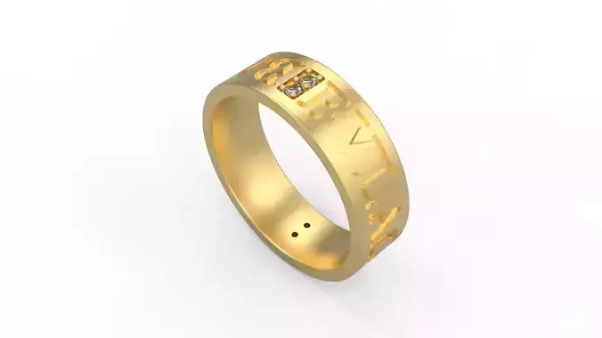 Band Ring 030 3D print model