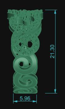 Band Ring 031 3D print model_6