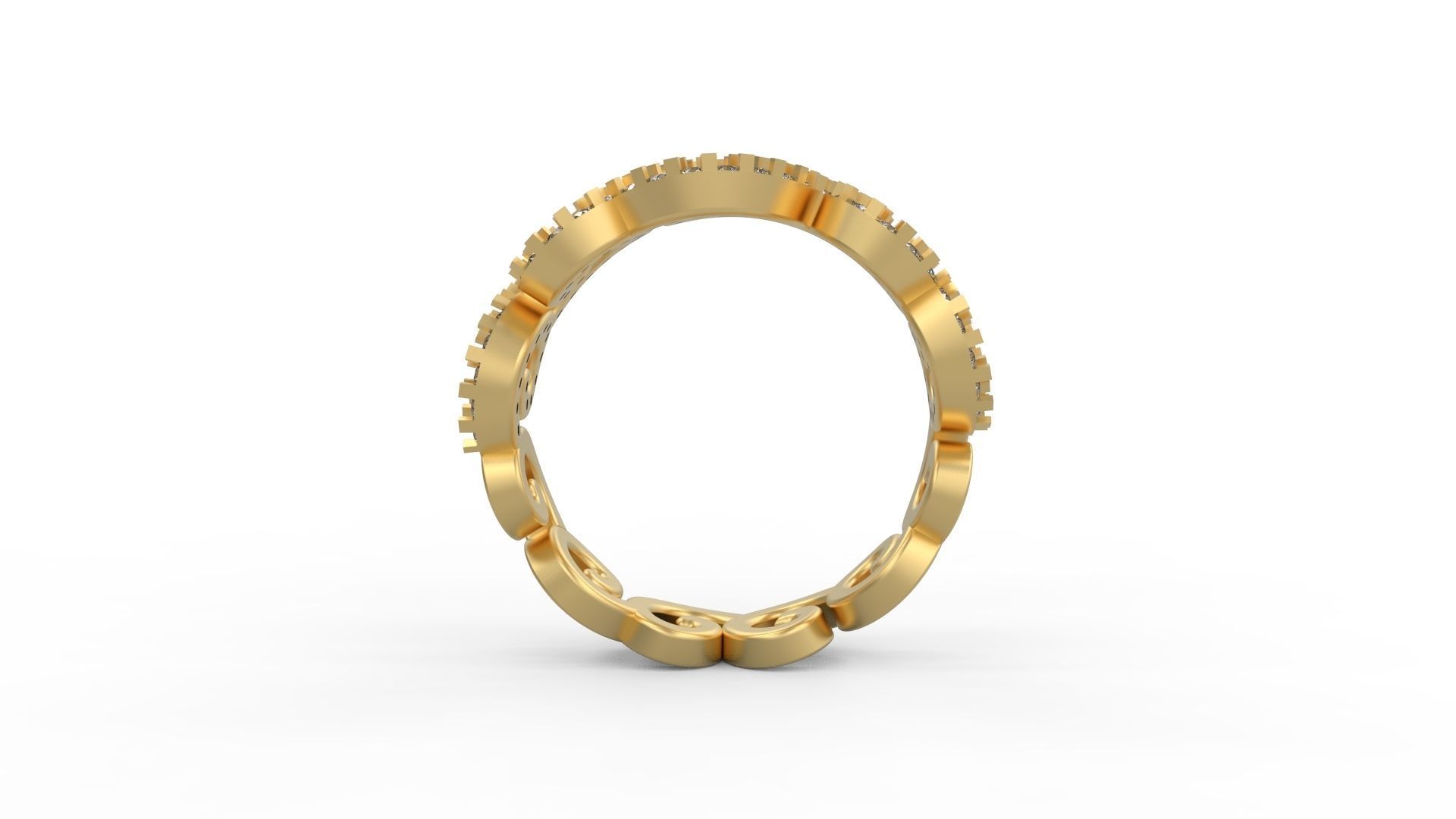 Band Ring 031 3D print model_2