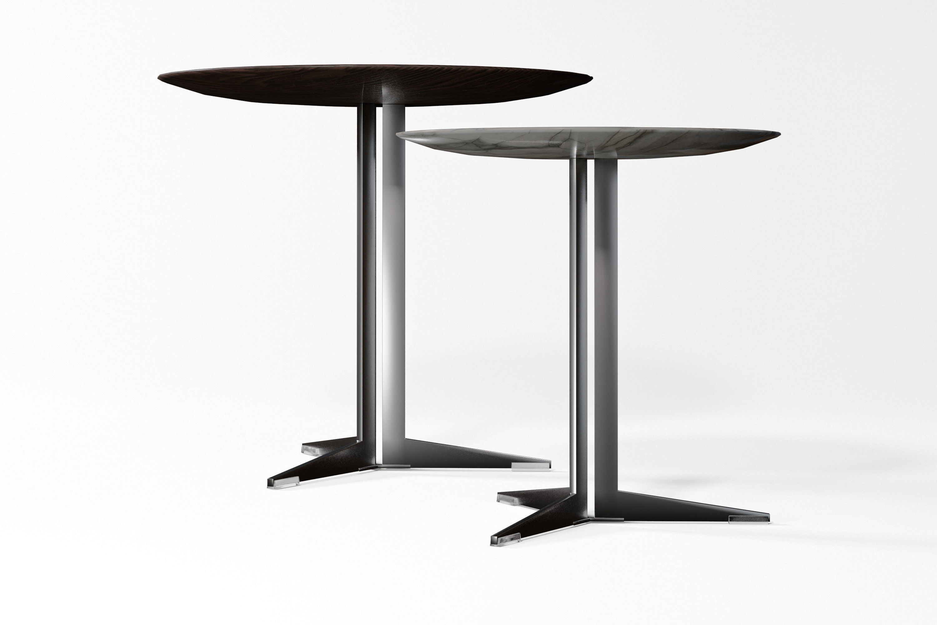 Two Modern Tables Low-poly 3D model_17