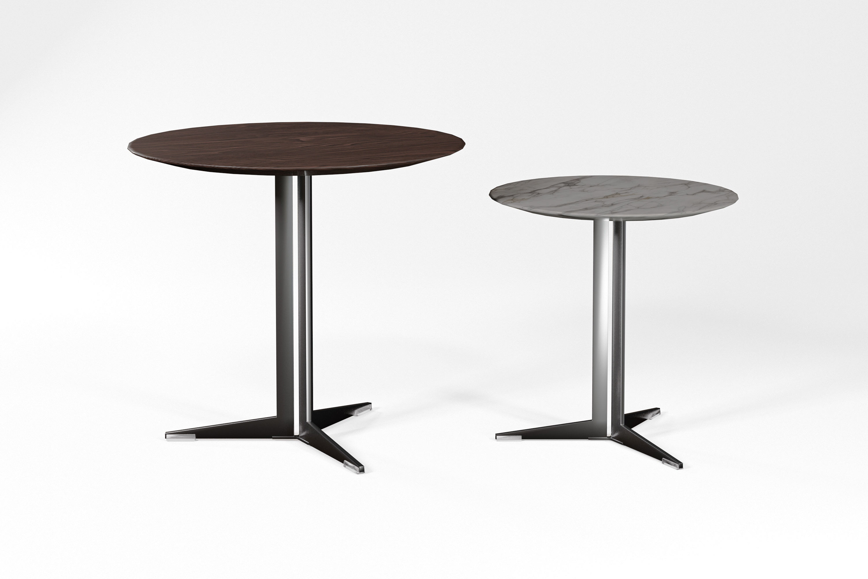 Two Modern Tables Low-poly 3D model_15