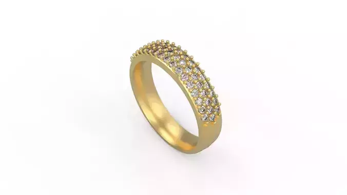 Band Ring 039 3D print model