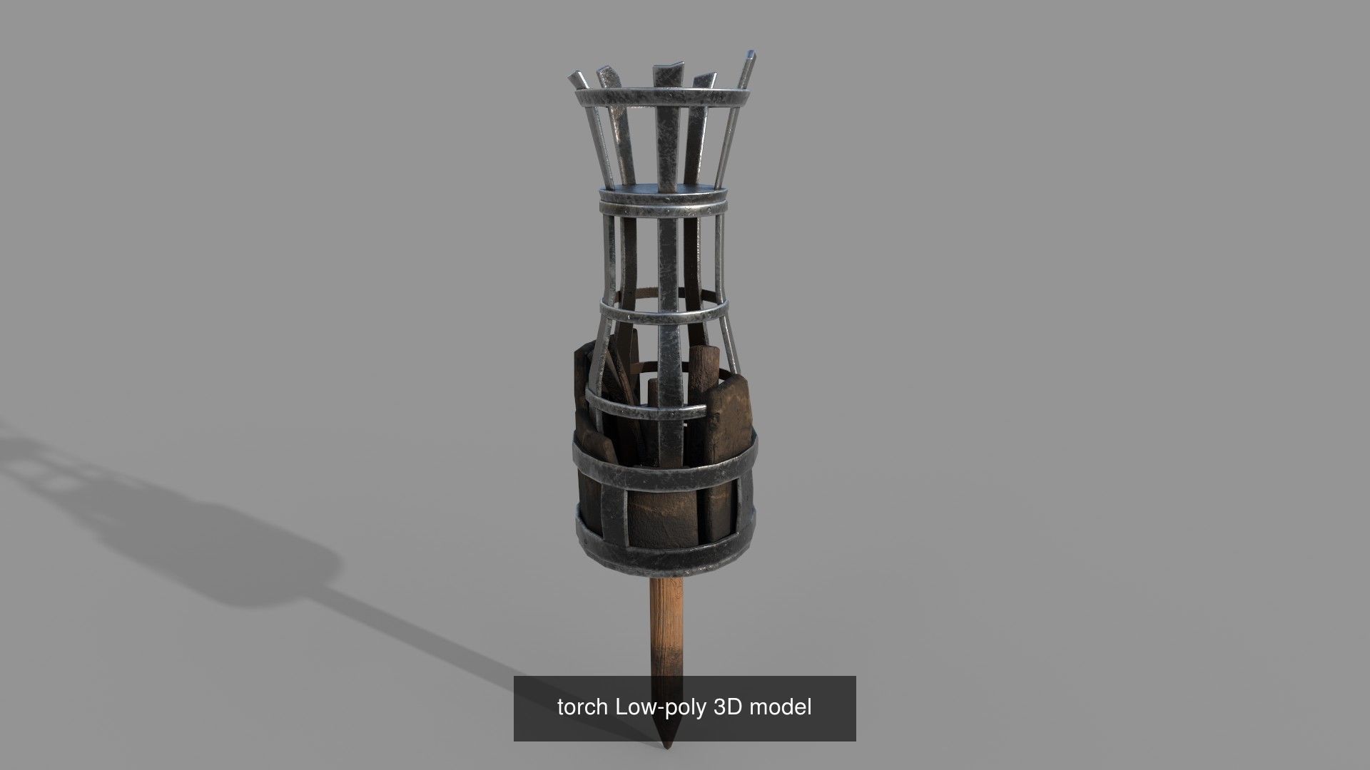 Ancient fortress gate tower fence wooden fencing for defense 3D Model Collection_6