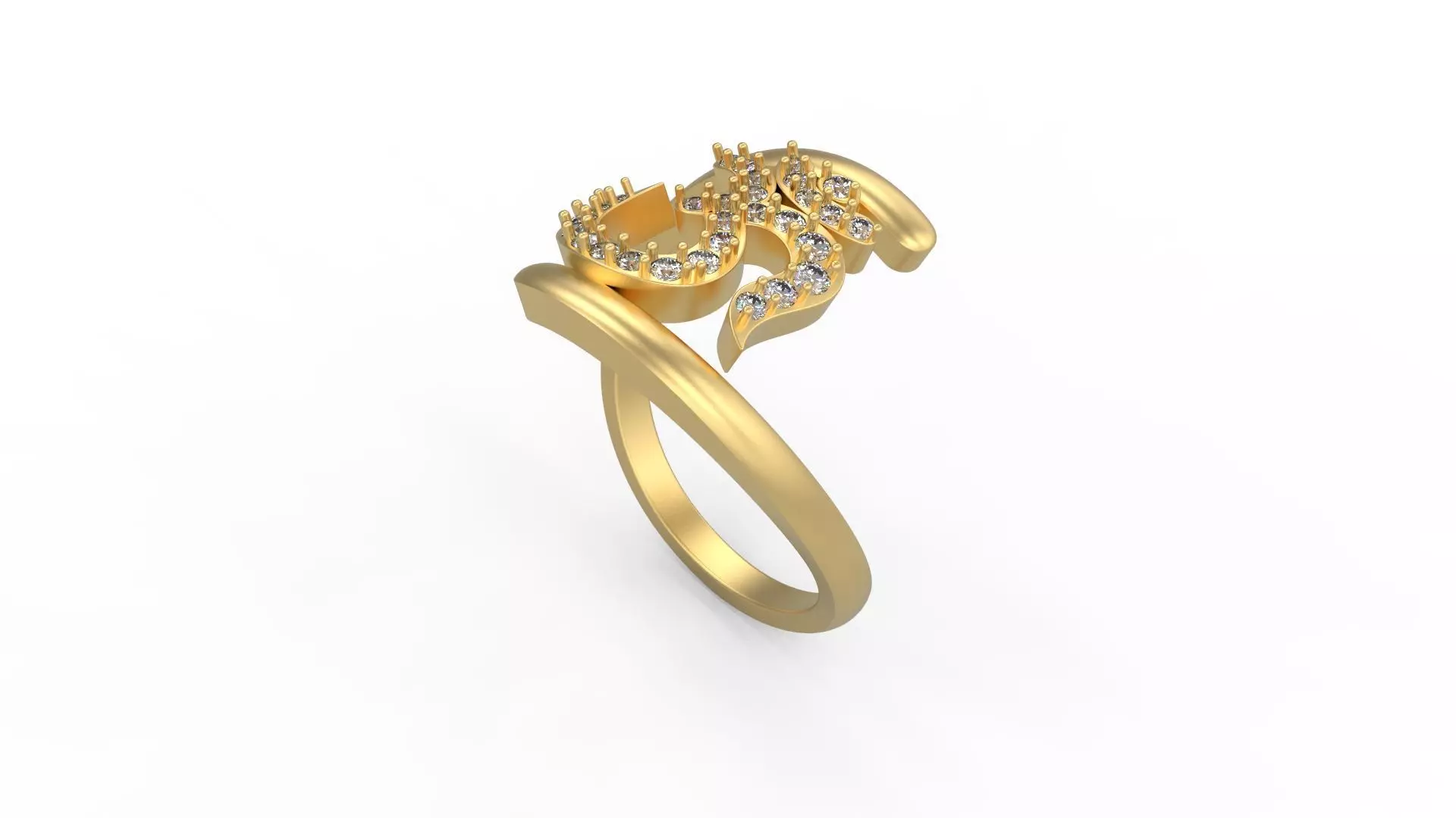Om Ring 02 3D print model
