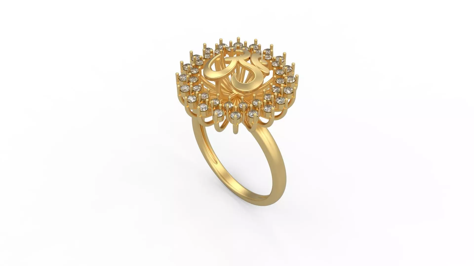 Om Ring 03 3D print model