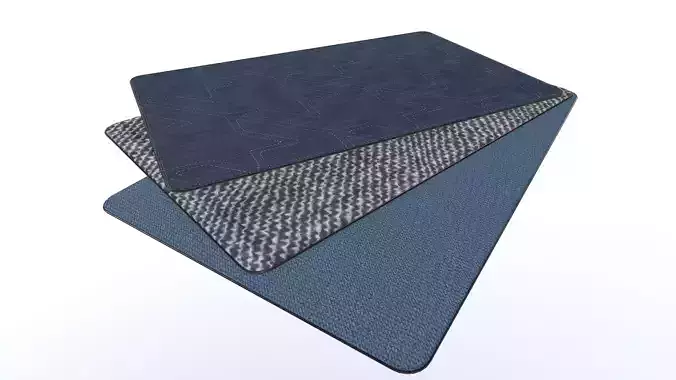 Rug Set 3D Model AR VR 