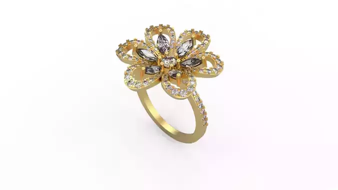 Flower Ring 007