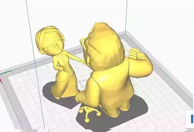 CARL AND ELLIE 3D print model