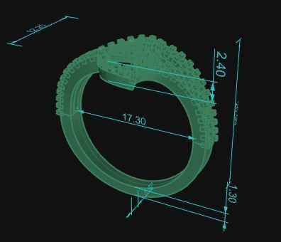 Minimalist Ring 506 3D print model_7