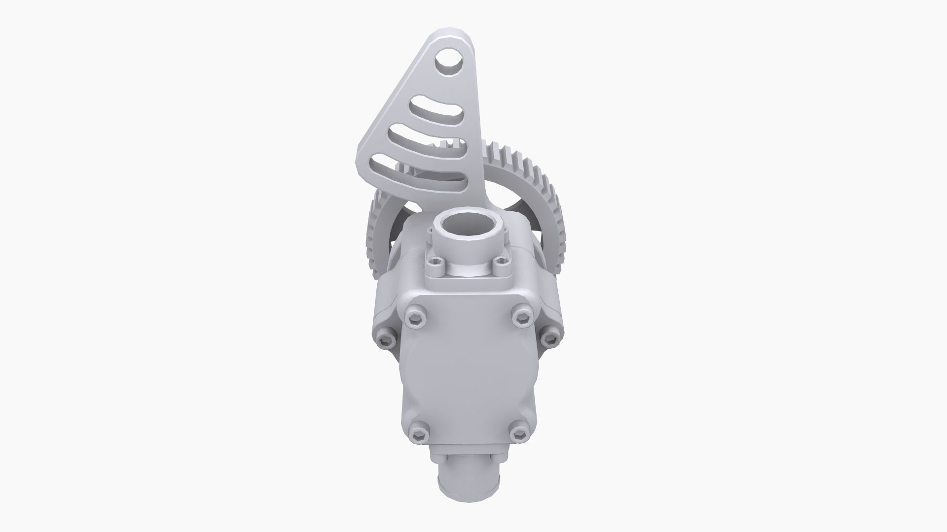 Aeromotive 12-Series Mechanical Fuel Pump Low-poly 3D model_10