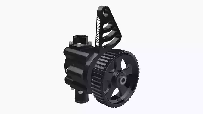 Aeromotive 12-Series Mechanical Fuel Pump Low-poly 3D model