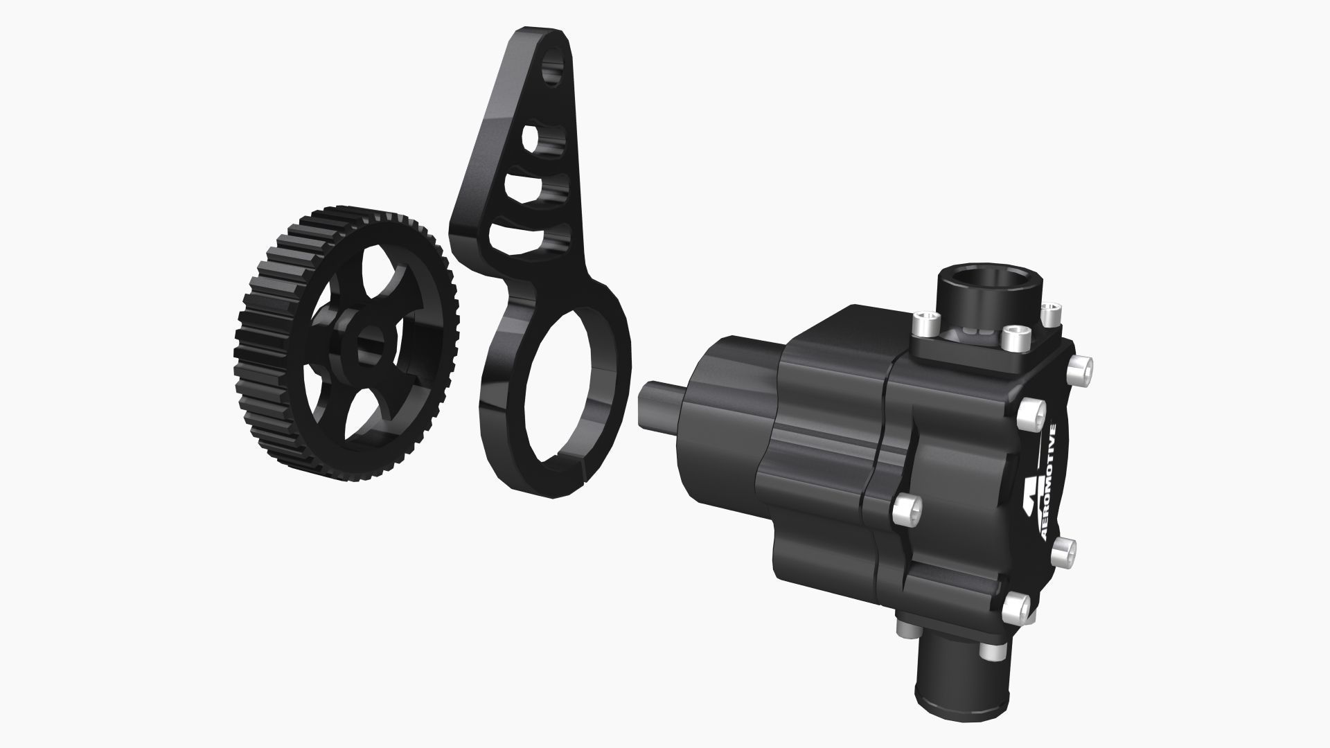 Aeromotive 12-Series Mechanical Fuel Pump Low-poly 3D model_5