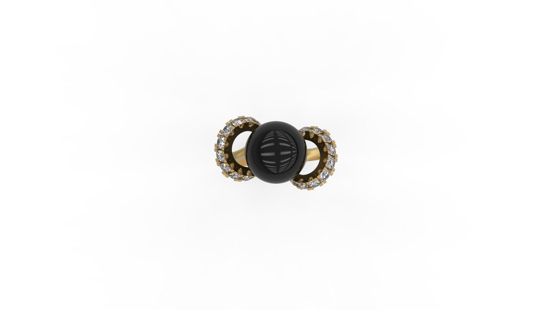 Pearl Minimalist Ring 512 3D print model_4