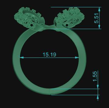 Pearl Minimalist Ring 512 3D print model_6