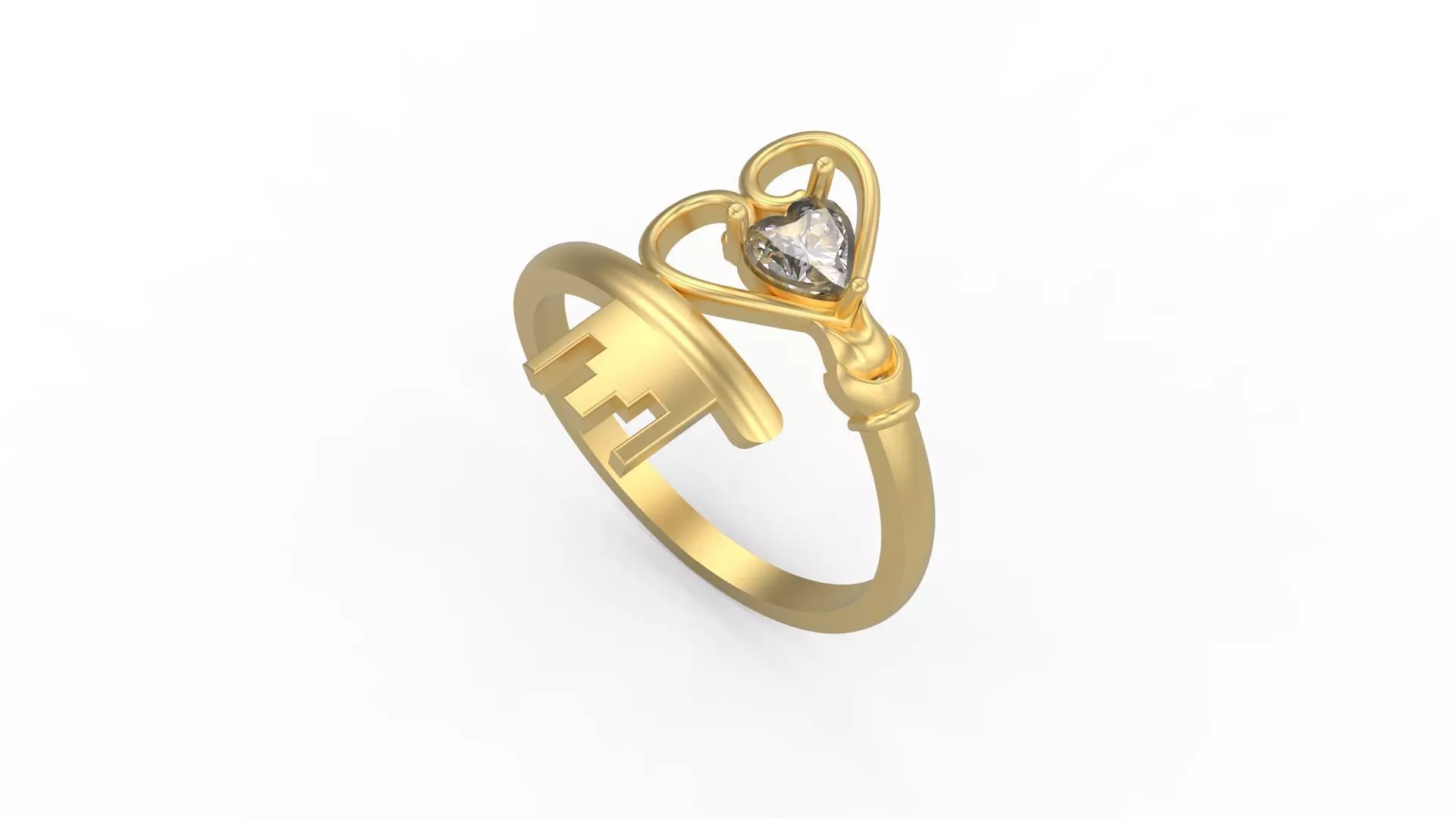 Minimalist Key Ring 516 3D print model_0