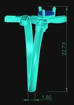 Minimalist Key Ring 516 3D print model_7