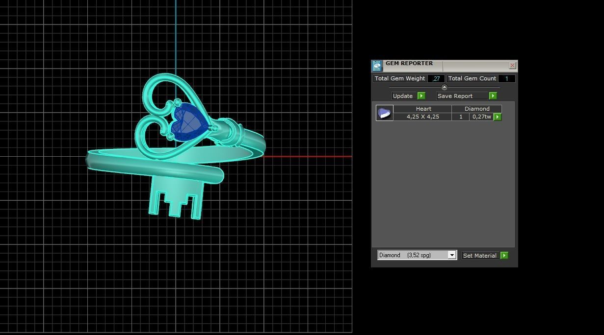 Minimalist Key Ring 516 3D print model_9