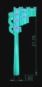 Minimalist Crown Ring 01 3D print model_8