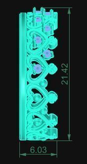 Minimalist Crown Ring 02 3D print model_8