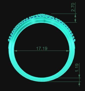 Minimalist Ring 514 3D print model_10