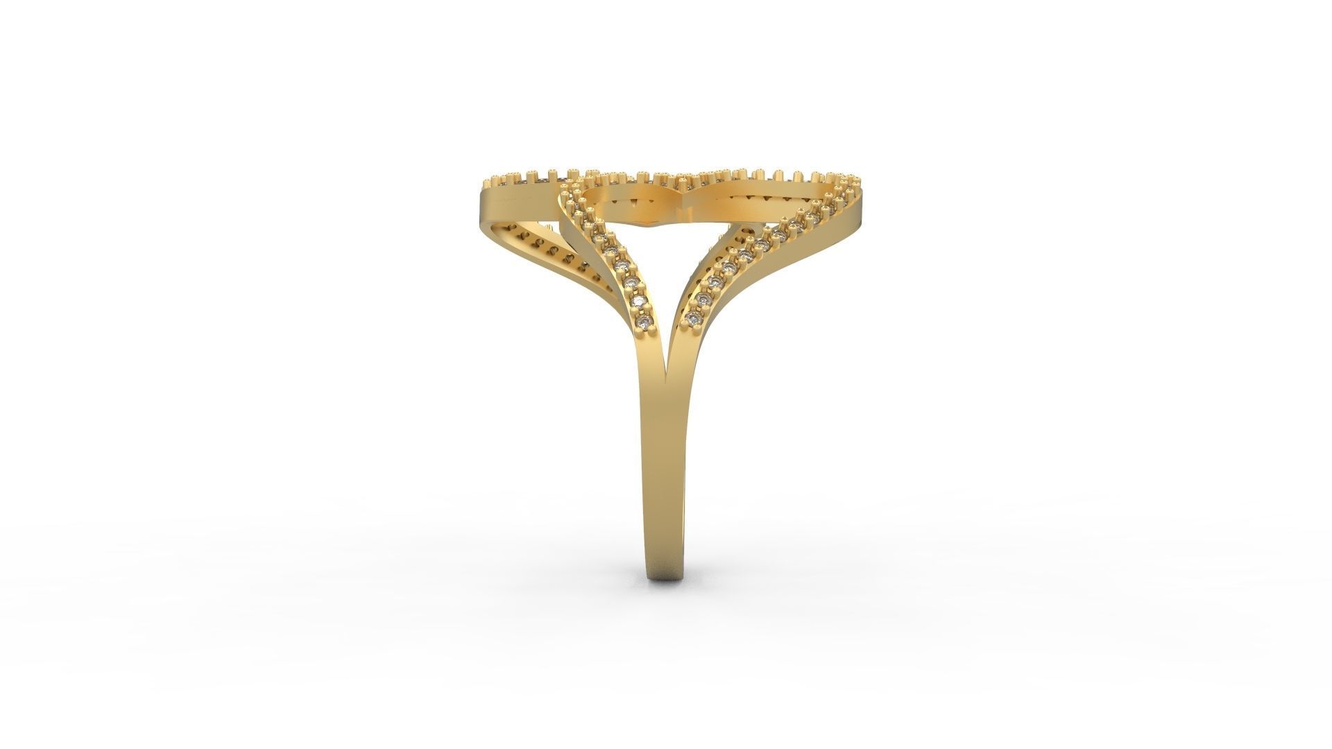 Minimalist Ring 514 3D print model_3