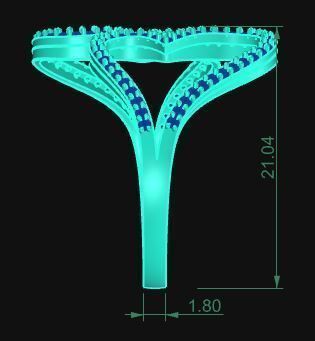 Minimalist Ring 514 3D print model_6