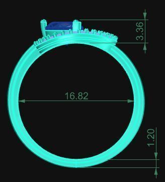 Minimalist Ring 517 3D print model_6