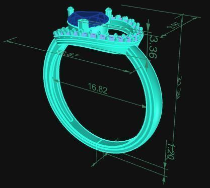 Minimalist Ring 517 3D print model_8