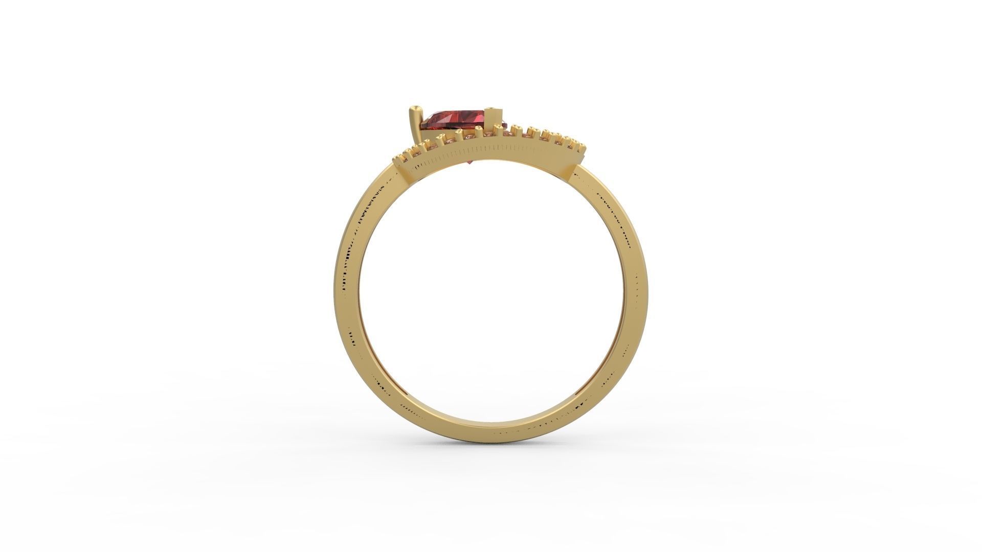 Minimalist Ring 517 3D print model_2