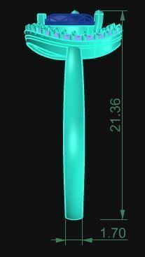 Minimalist Ring 517 3D print model_7