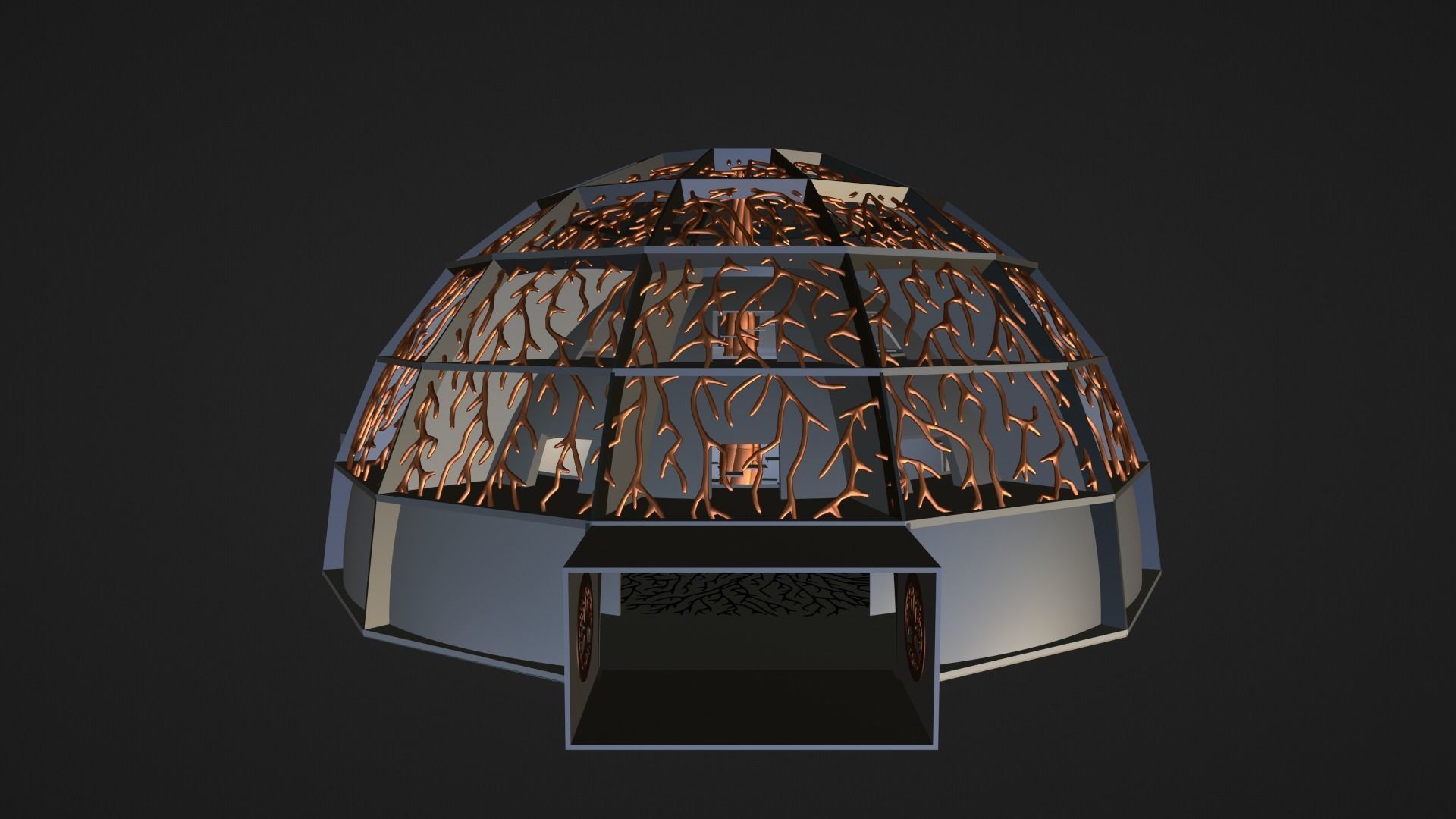 Sci-Fi Dome 2 3D model_6
