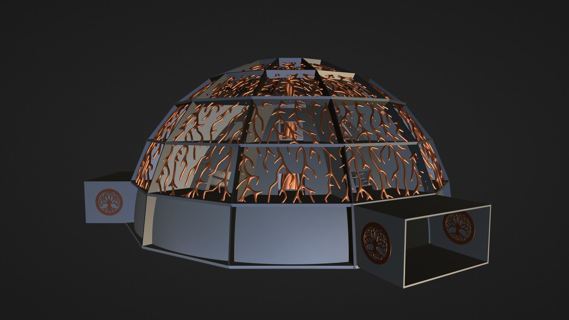 Sci-Fi Dome 2 3D model_8