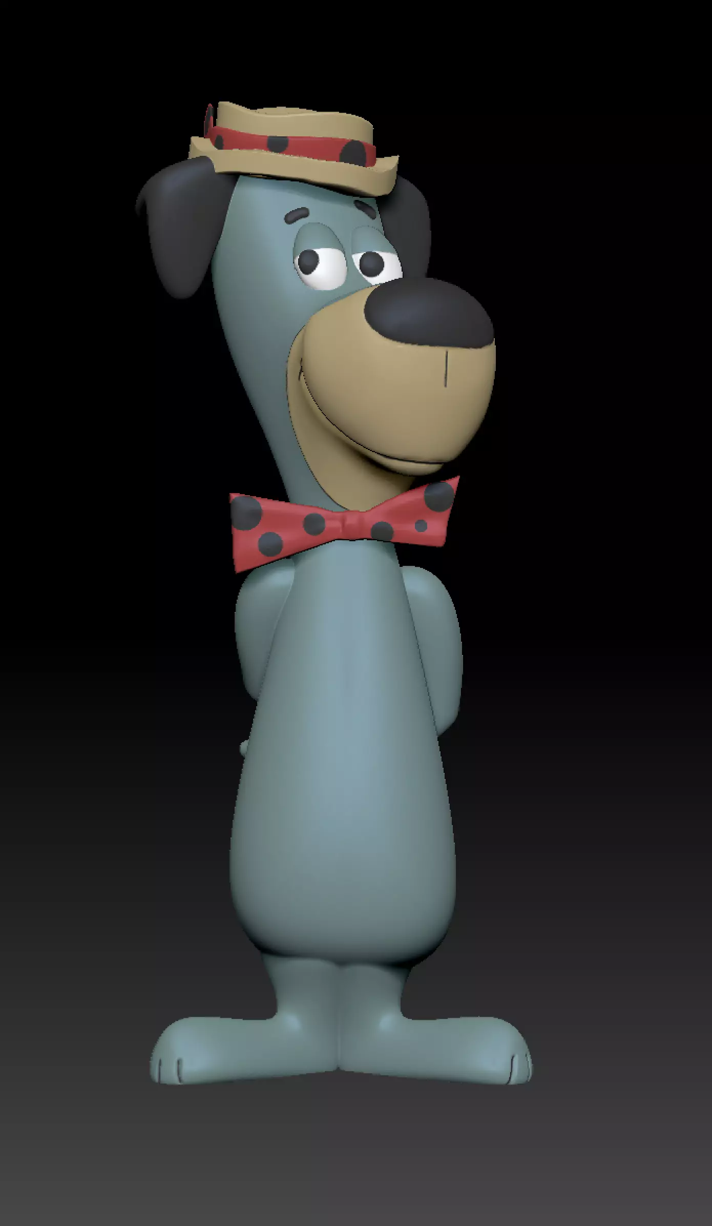 Huckleberry Hound 3D print model_0