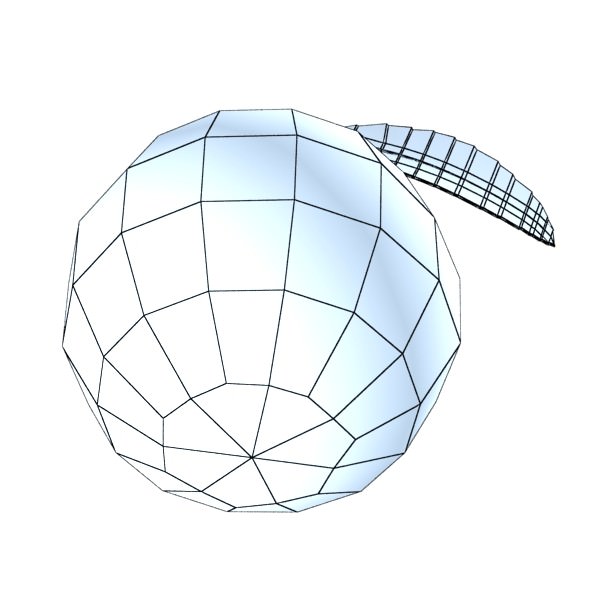 Orange High Detailed High resolution textures 3D model_11