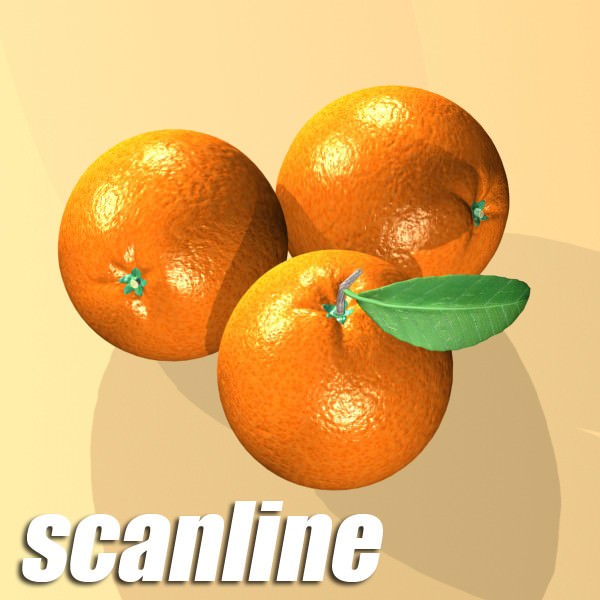 Orange High Detailed High resolution textures 3D model_6