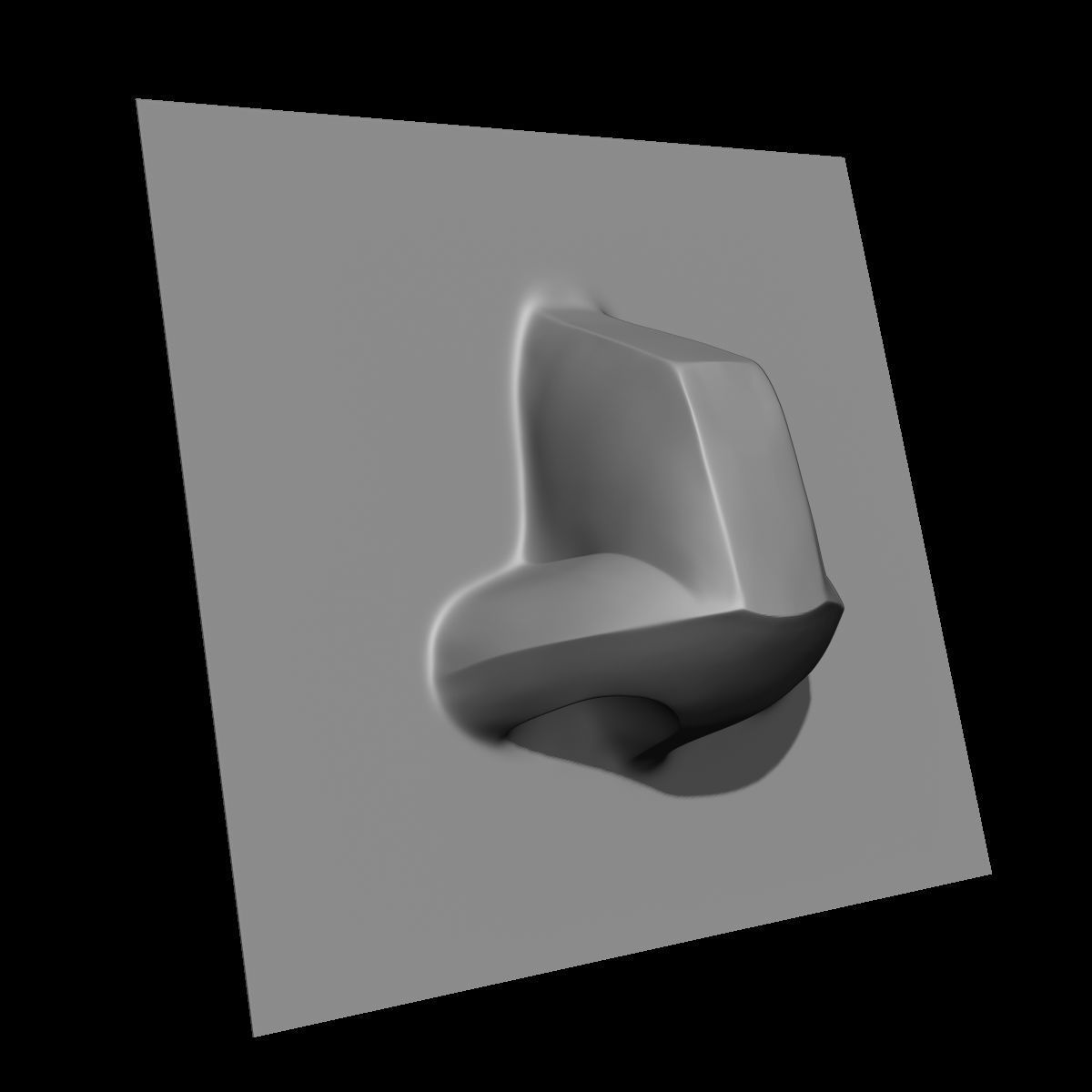 40 VDM Nose Brushes for ZBrush Stylized and Normal Low-poly 3D model_65
