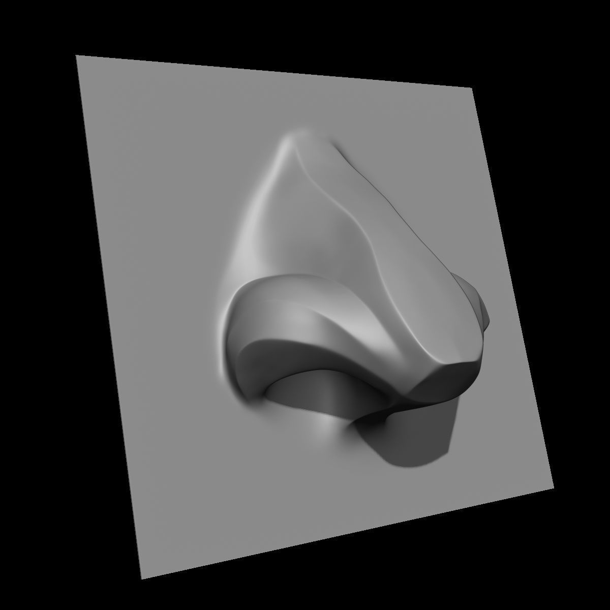40 VDM Nose Brushes for ZBrush Stylized and Normal Low-poly 3D model_56