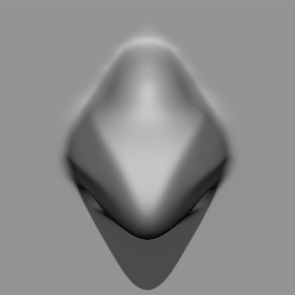 40 VDM Nose Brushes for ZBrush Stylized and Normal Low-poly 3D model_29