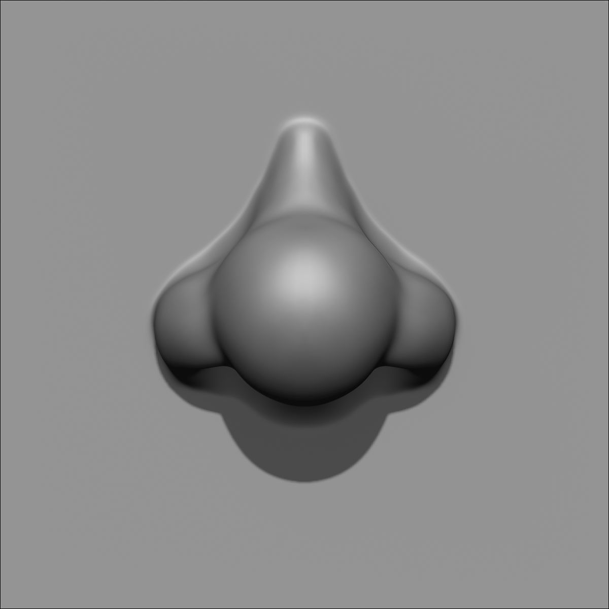 40 VDM Nose Brushes for ZBrush Stylized and Normal Low-poly 3D model_15