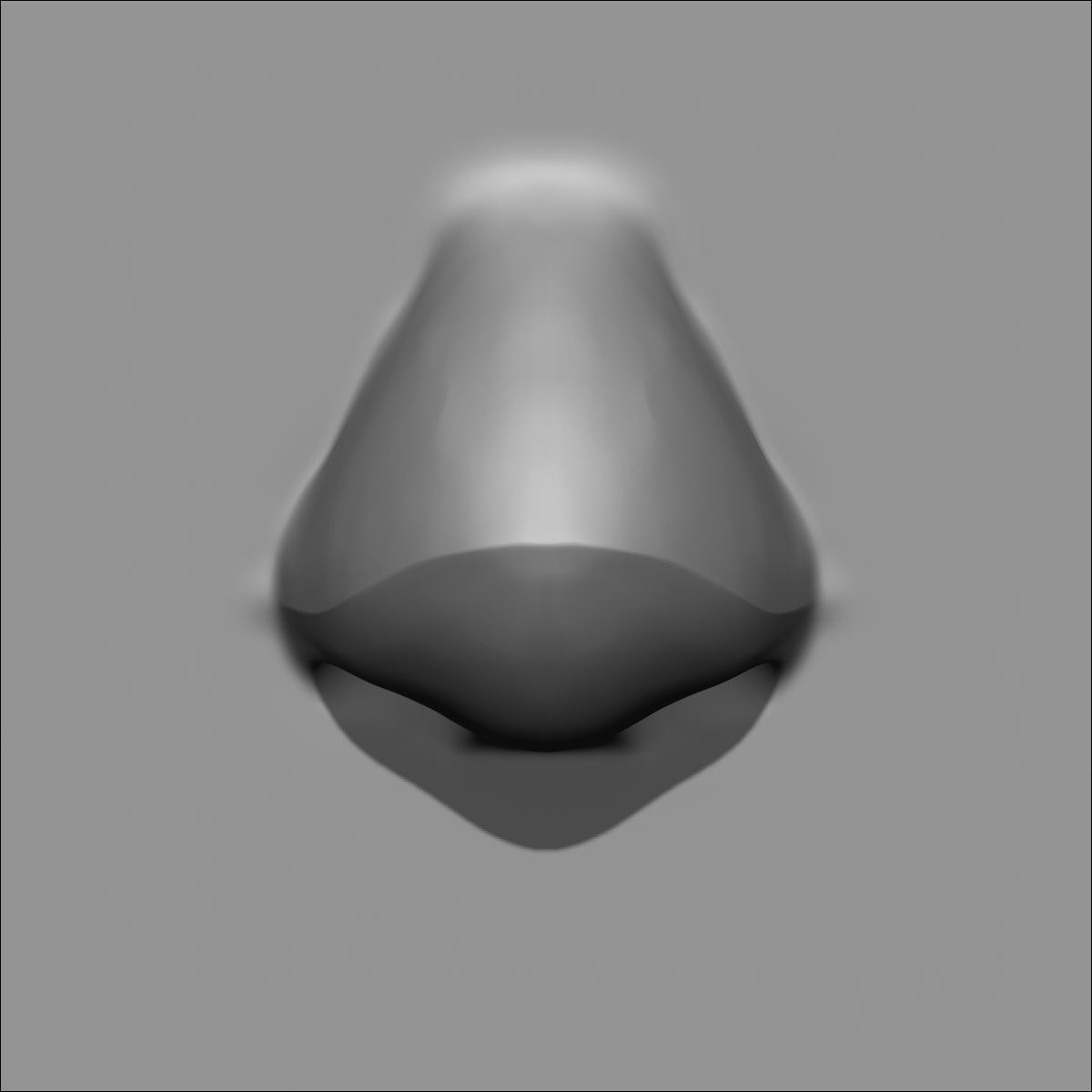 40 VDM Nose Brushes for ZBrush Stylized and Normal Low-poly 3D model_35