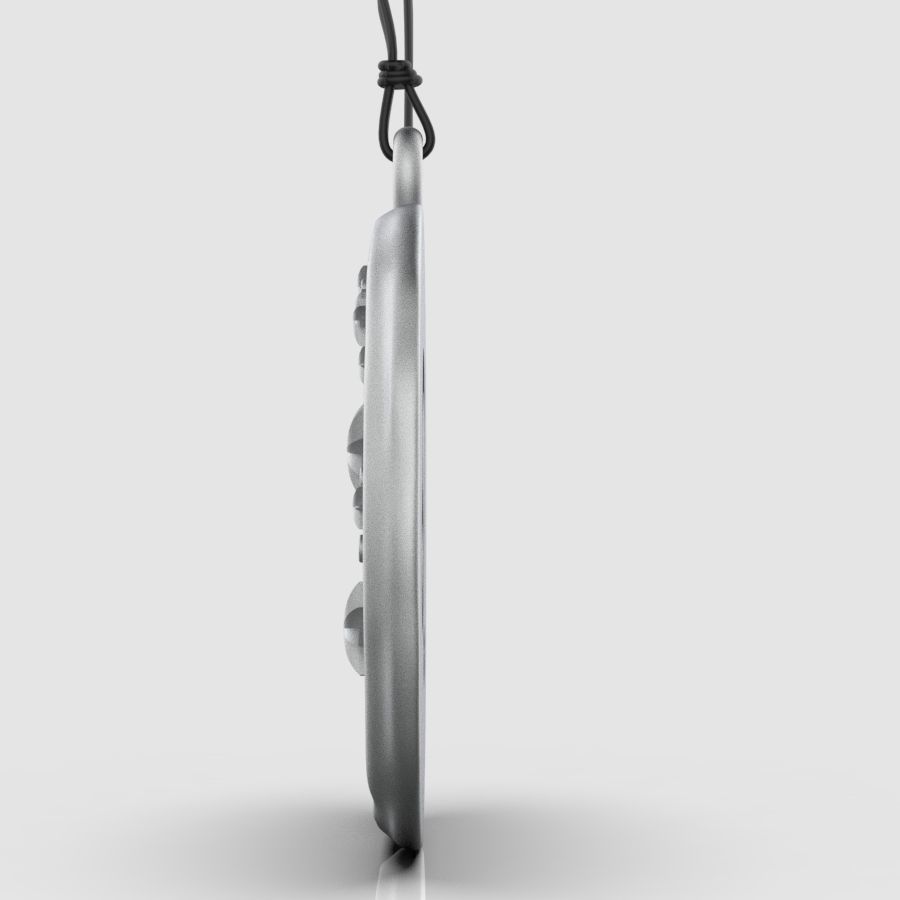 Zodiac Leo  Sign Pendant 3D print model_15