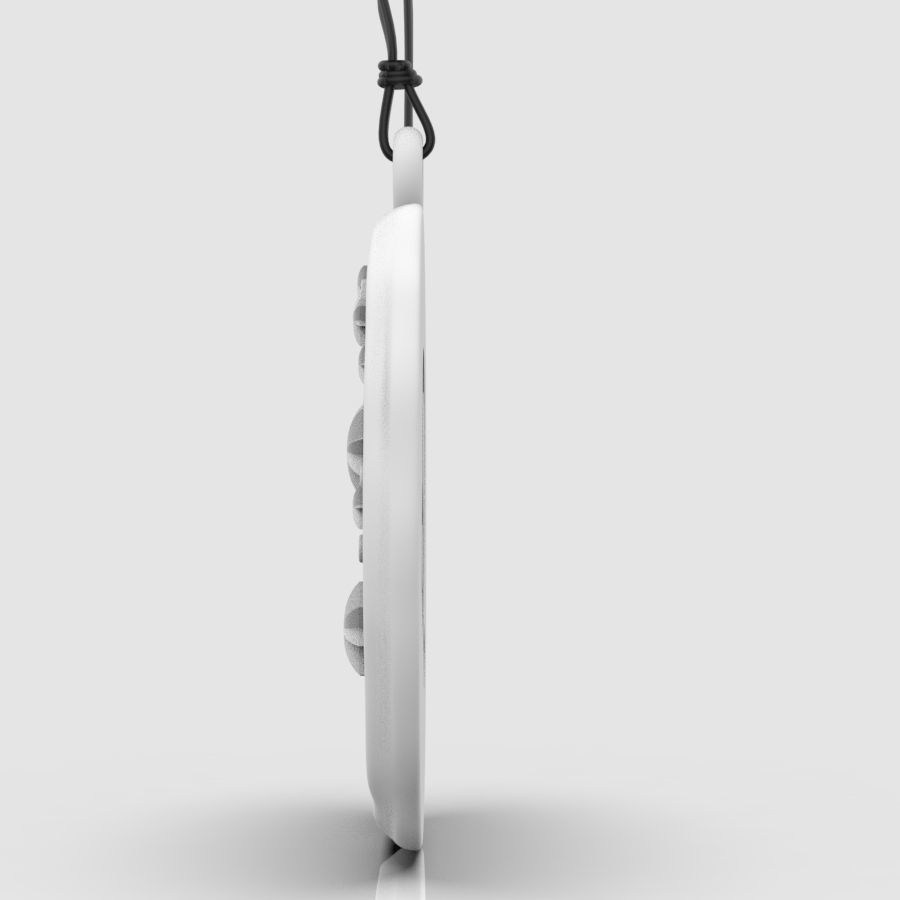 Zodiac Leo  Sign Pendant 3D print model_24