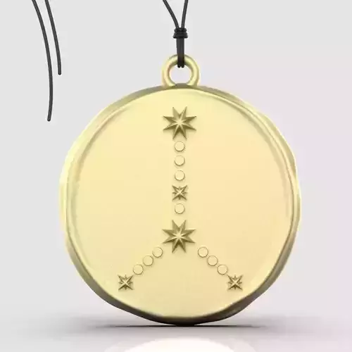 Zodiac Cancer  Sign Pendant