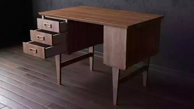 1960 Mid Century Danish Desk