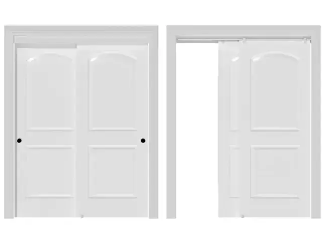 Home Interior Sliding Closet Doors Pack High Poly Low Poly Low-poly 3D model