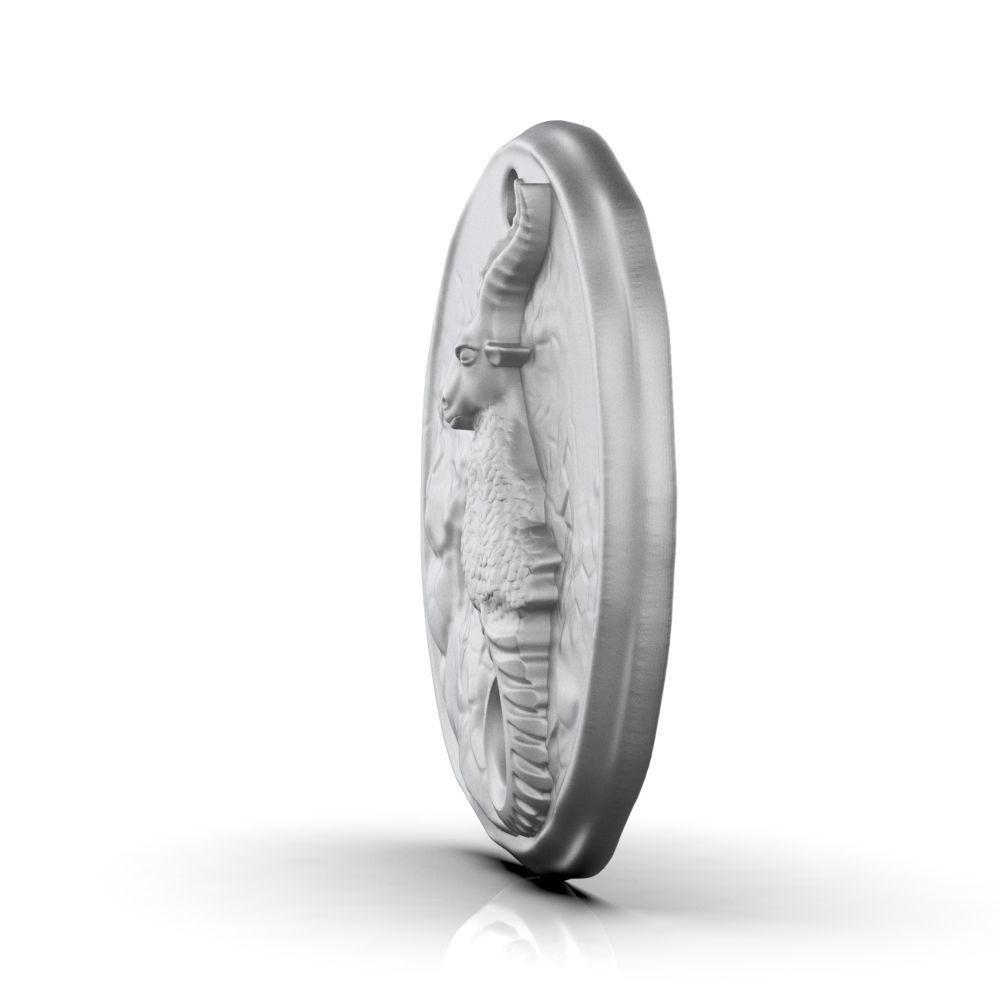 Zodiac Capricorn Coin Pendant 3D print model_20